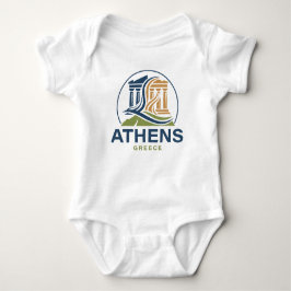 Body Para Bebê Atenas Grécia Acrópole Partenon