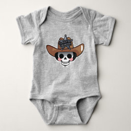 Body Para Bebê Atiramento Hoe-Down, Roupa de Bebê Skeleton Skelet