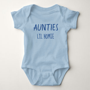 Body Para Bebê Aunties Lil Homie