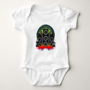 Body Para Bebê Auto-falante Blast