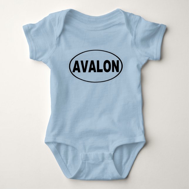 Body Para Bebê Avalon New-jersey (Frente)