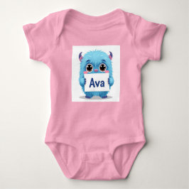 Body Para Bebê Ava's Blue Buddy