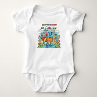 Body Para Bebê Aventuras de Robô