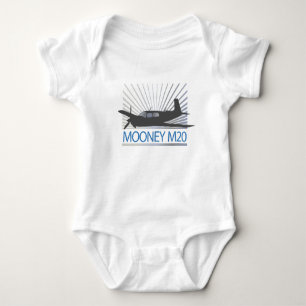 Body Para Bebê Aviação de Mooney M20