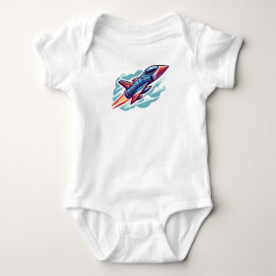 Body Para Bebê avião/avião de combate