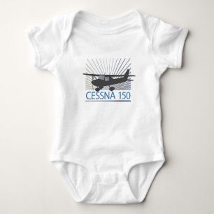 Body Para Bebê Avião de Cessna 150