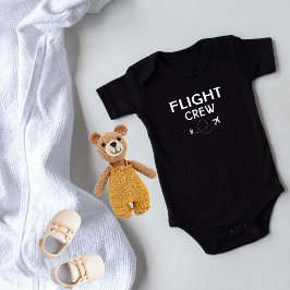 Body Para Bebê Avião de Tripulação de viagem Voo Voo Voando Voand