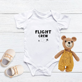 Body Para Bebê Avião de Tripulação de viagem Voo Voo Voando Voand