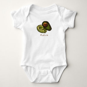 Body Para Bebê Avocado Baby Bodydress - Personalização Opcional