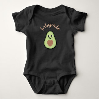 Body Para Bebê Avocado mit Herz Babycado für ein Baby