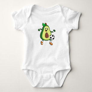 Body Para Bebê Avocado no Esporte do Futebol