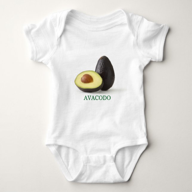 Body Para Bebê "Avocado Vibes" (Frente)