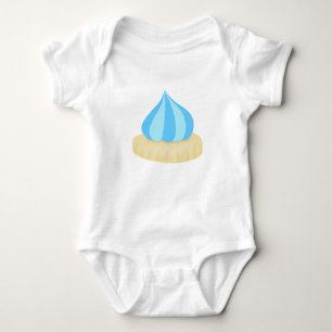 Body Para Bebê Azul-gem com gelo