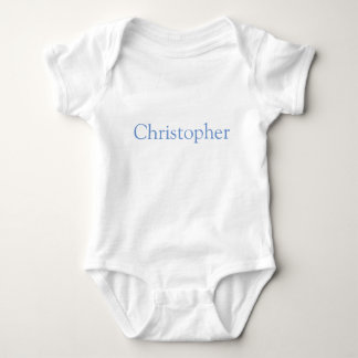 Body Para Bebê Azul personalizado