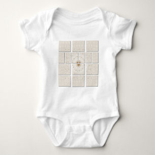 Body Para Bebê Azulejos de canvas Floral de Parede Hakuna Matata