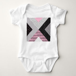 Body Para Bebê Azulejos, desenho à mão livre.