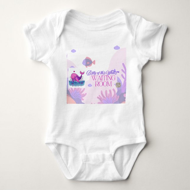Body Para Bebê B3lly of th3 Whal3 Waiting Room baby bodysuit (Frente)