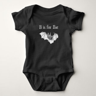Body Para Bebê B é de Morcego