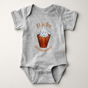 Body Para Bebê B é destinado a Butterscotch Pudim Southern Desser