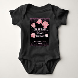 Body Para Bebê Babete Personalizável do Esquadrão da Mãe de Beise