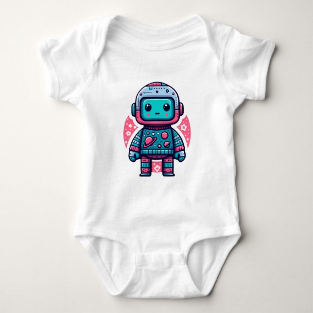 Body Para Bebê Baby Alienígena Stiker (Frente)