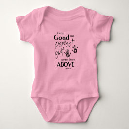 BODY PARA BEBÊ BABY ANGEL BODY SUIT- JAMES 1:17