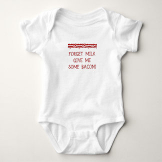 Body Para Bebê Baby Bacon Onsie