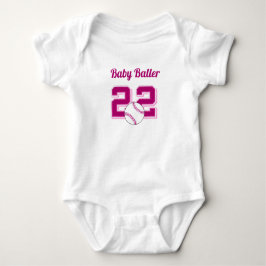 Body Para Bebê Baby Baller Tshirt