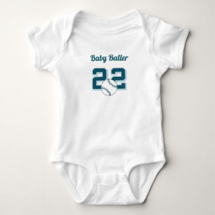 Body Para Bebê Baby Baller Tshirt