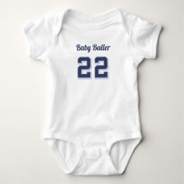 Body Para Bebê Baby Baller Tshirt