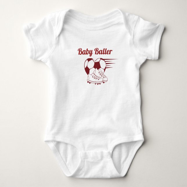 Body Para Bebê Baby Baller Tshirt (Frente)