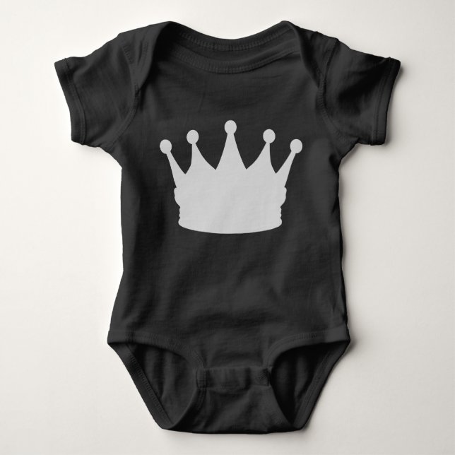 Body Para Bebê Baby Body Black (Frente)
