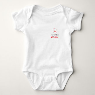 Body Para Bebê Baby body: This heart beats peruvian