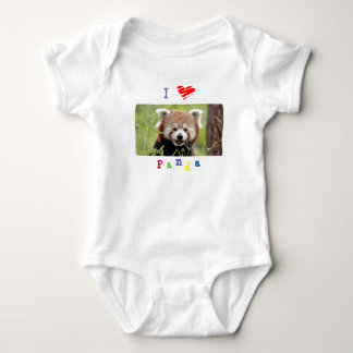 Body Para Bebê Baby Bodycase Photo red panda, animais 0053.