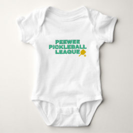 Body Para Bebê Baby Bodycase Pickleball Personaliza Liga de Peewe