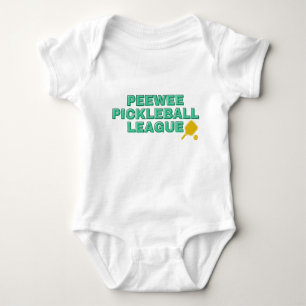 Body Para Bebê Baby Bodycase Pickleball Personaliza Liga de Peewe