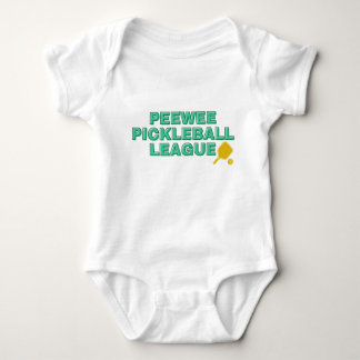 Body Para Bebê Baby Bodycase Pickleball Personaliza Liga de Peewe
