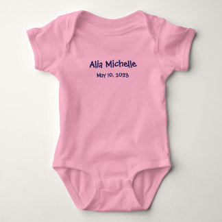 Body Para Bebê Baby bodysuit monogrammed
