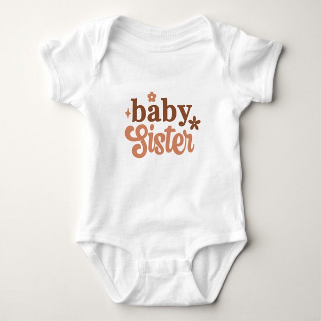 Body Para Bebê Baby Boho Baby Sister (Frente)