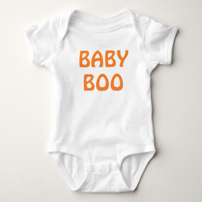 Body Para Bebê Baby Boo Halloween (Frente)
