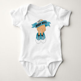 Body Para Bebê Baby Boy Shoe Banner – A Cute and Classic Welcome