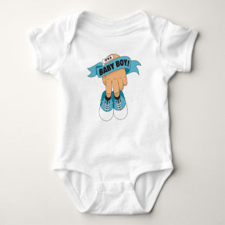 Body Para Bebê Baby Boy Shoe Banner – A Cute and Classic Welcome