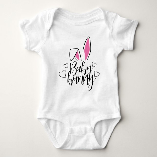 Body Para Bebê Baby Bunny (Frente)