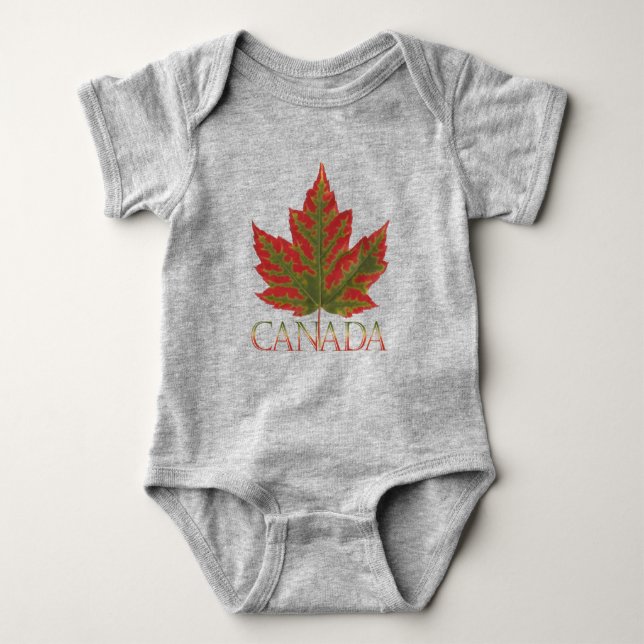 Body Para Bebê Baby Canada One-Piece Canada Bodycase (Frente)