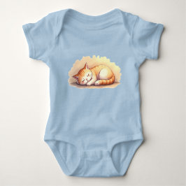 Body Para Bebê Baby Cat Sleeping