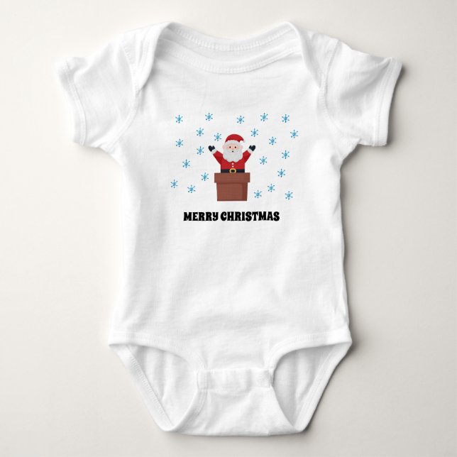 BODY PARA BEBÊ BABY CHRISTMAS (Frente)
