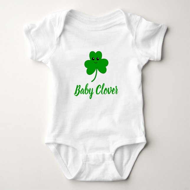 Body Para Bebê Baby Clover Kawaii (Frente)