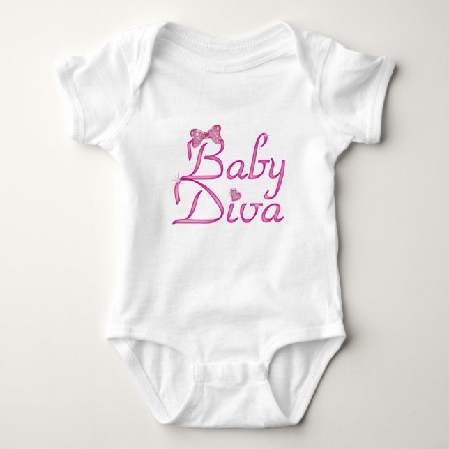 Body Para Bebê Baby Diva (Frente)
