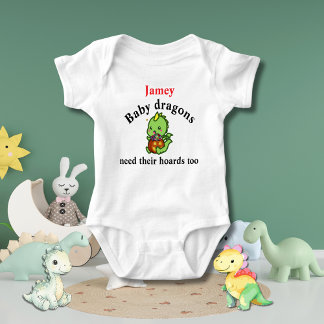 Body Para Bebê Baby Dragons need their hoards too for Halloween