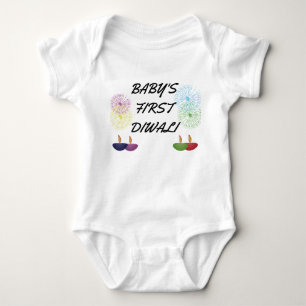 BODY PARA BEBÊ BABY É O PRIMEIRO BEBÊ DIWALI